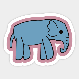 Cute Kawaii Elephant Sticker